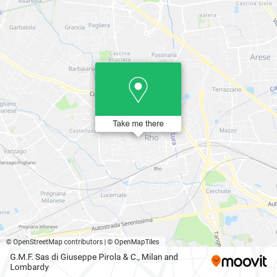 G.M.F. Sas di Giuseppe Pirola & C. map