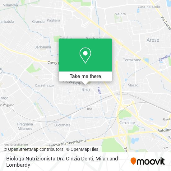 Biologa Nutrizionista Dra Cinzia Denti map