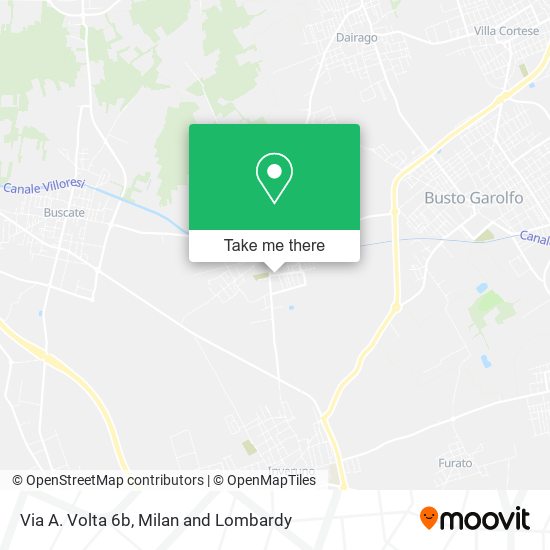 Via A. Volta 6b map