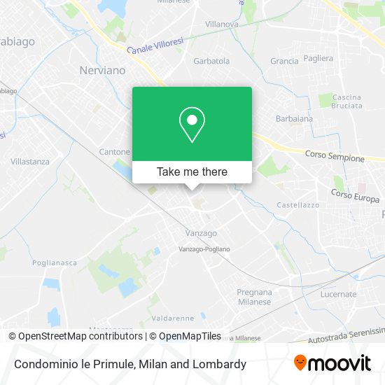 Condominio le Primule map