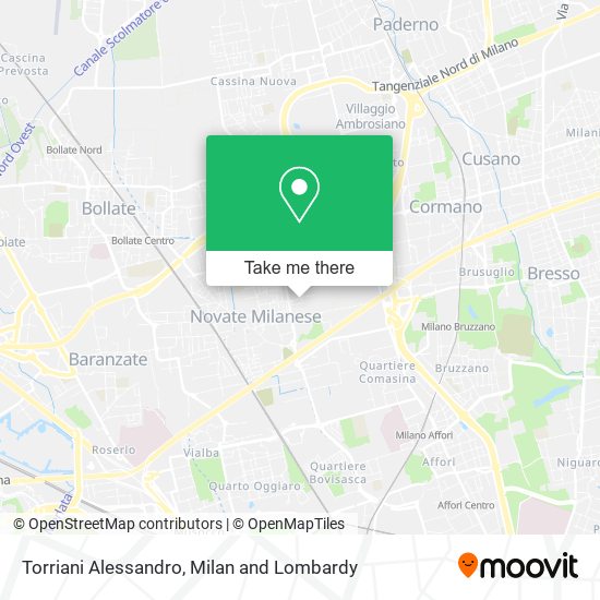 Torriani Alessandro map