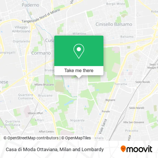 Casa di Moda Ottaviana map