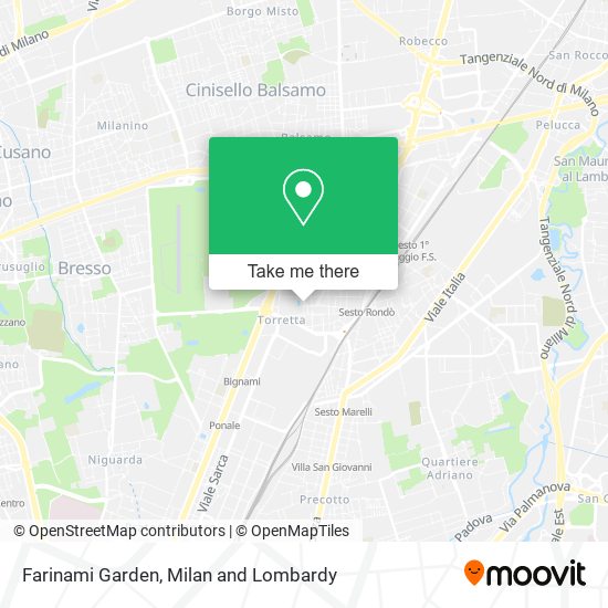 Farinami Garden map