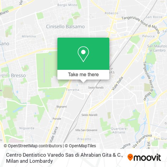 Centro Dentistico Varedo Sas di Ahrabian Gita & C. map