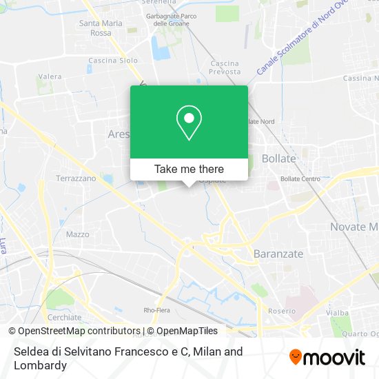 Seldea di Selvitano Francesco e C map