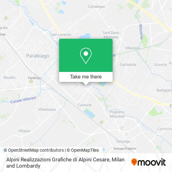 Alpini Realizzazioni Grafiche di Alpini Cesare map