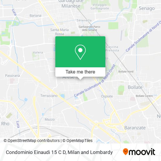 Condominio Einaudi 15 C D map