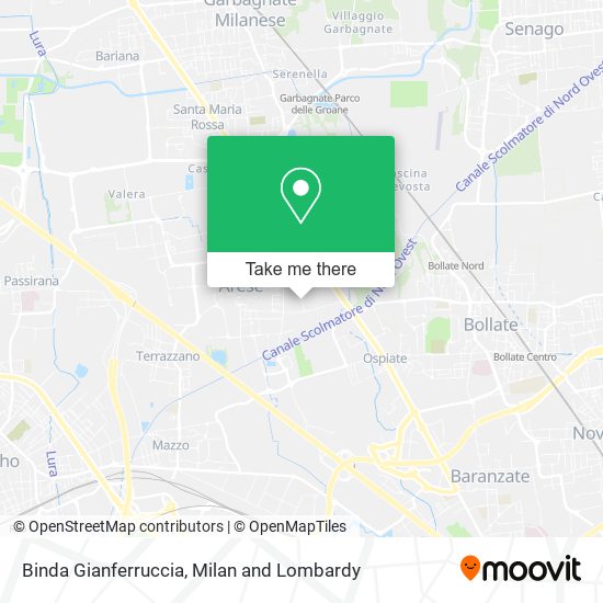 Binda Gianferruccia map
