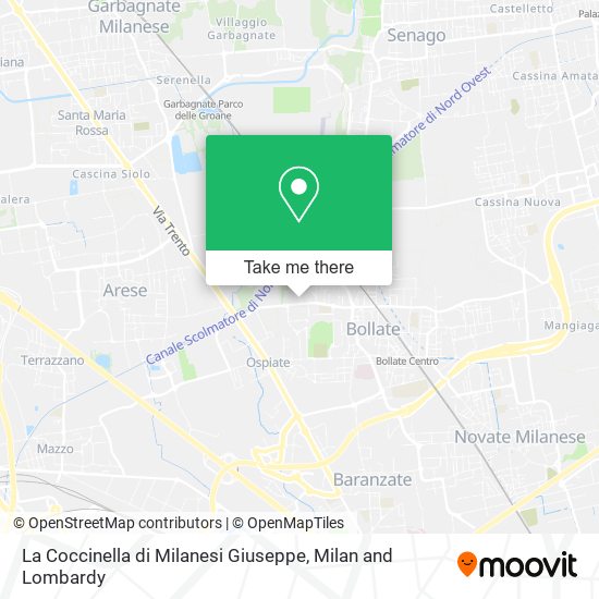 La Coccinella di Milanesi Giuseppe map