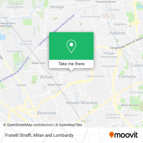 Fratelli Straffi map