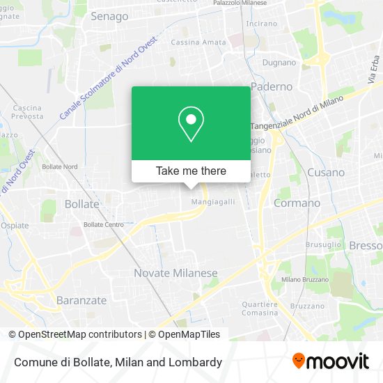 Comune di Bollate map