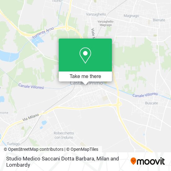 Studio Medico Saccani Dotta Barbara map