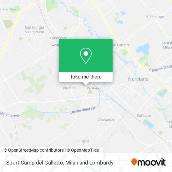 Sport Camp del Galletto map