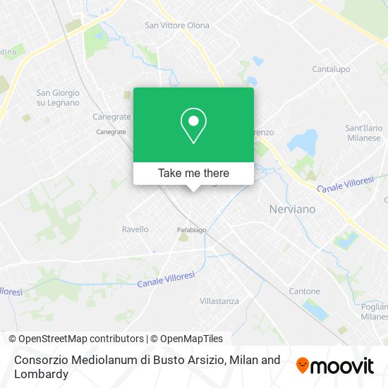 Consorzio Mediolanum di Busto Arsizio map