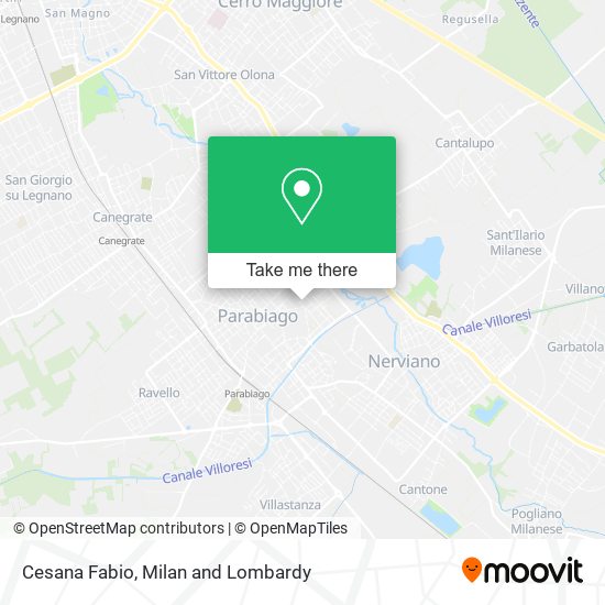 Cesana Fabio map