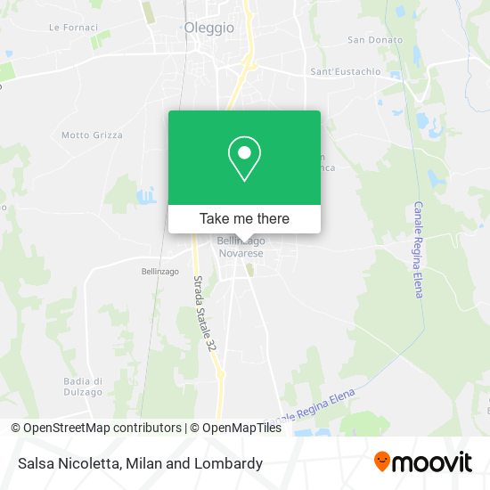 Salsa Nicoletta map