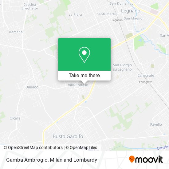 Gamba Ambrogio map