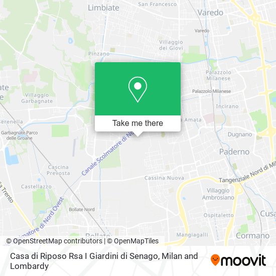 Casa di Riposo Rsa I Giardini di Senago map