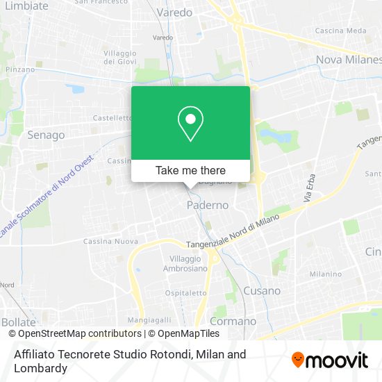 Affiliato Tecnorete Studio Rotondi map