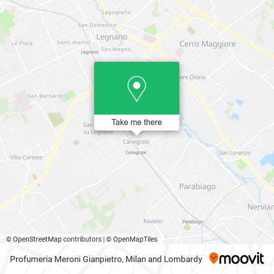 Profumeria Meroni Gianpietro map