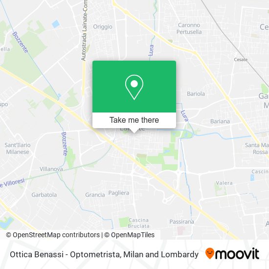 Ottica Benassi - Optometrista map