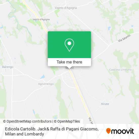 Edicola Cartolib. Jack& Raffa di Pagani Giacomo map