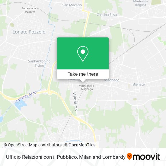 Ufficio Relazioni con il Pubblico map
