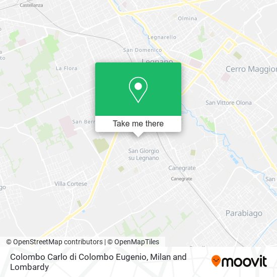 Colombo Carlo di Colombo Eugenio map