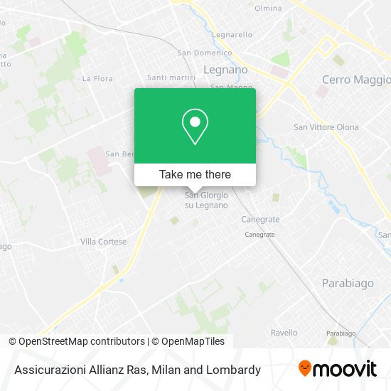 Assicurazioni Allianz Ras map