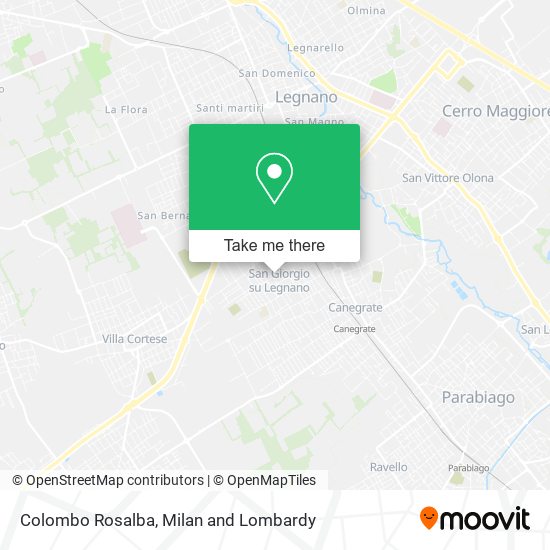 Colombo Rosalba map