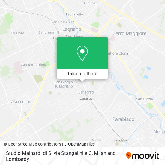 Studio Mainardi di Silvia Stangalini e C map