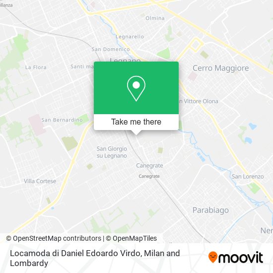 Locamoda di Daniel Edoardo Virdo map