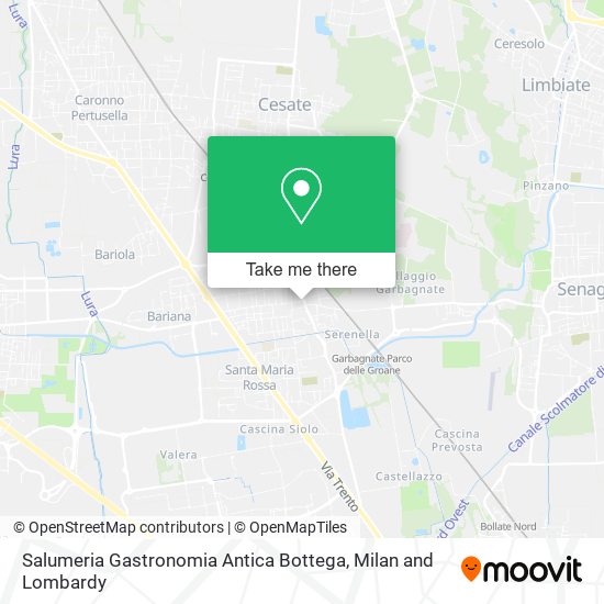 Salumeria Gastronomia Antica Bottega map