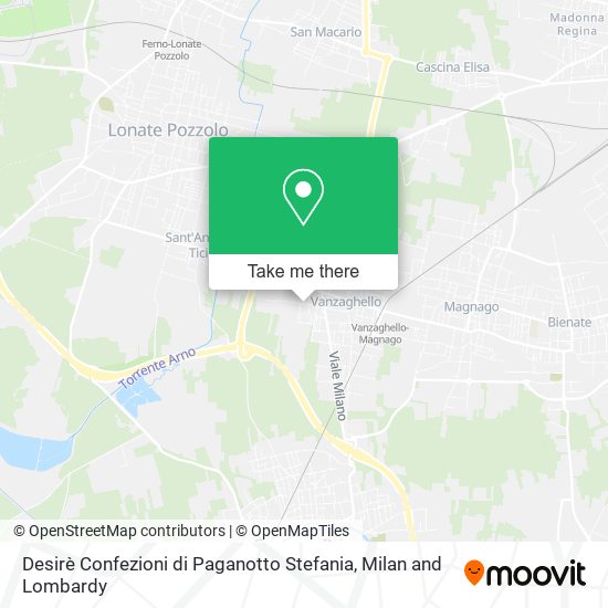 Desirè Confezioni di Paganotto Stefania map