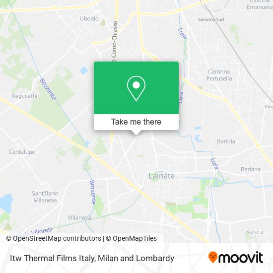 Itw Thermal Films Italy map