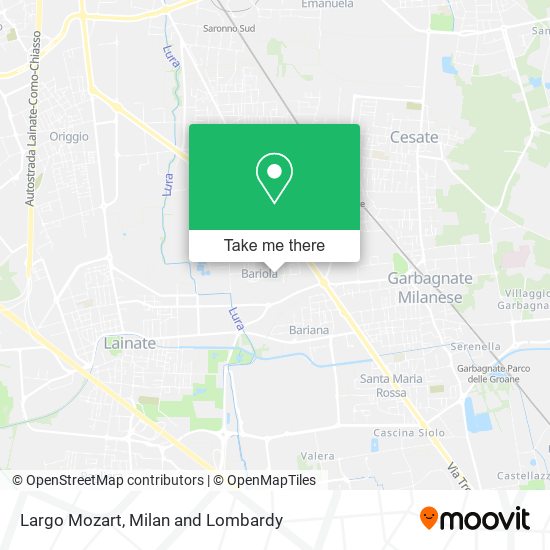 Largo Mozart map