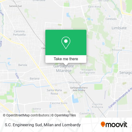 S.C. Engineering Sud map