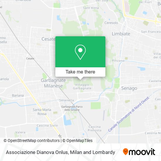 Associazione Dianova Onlus map