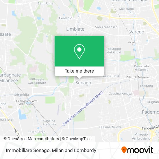 Immobiliare Senago map