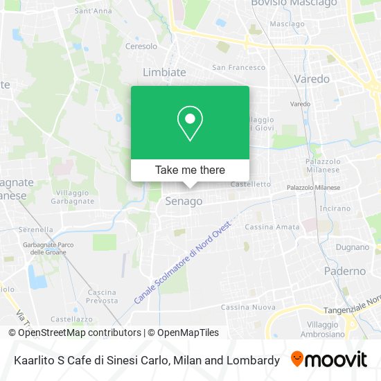 Kaarlito S Cafe di Sinesi Carlo map