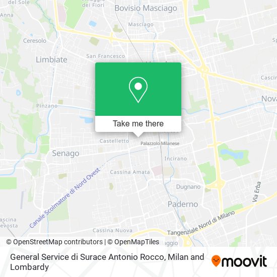 General Service di Surace Antonio Rocco map