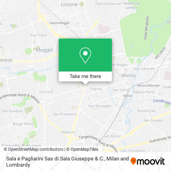 Sala e Pagliarini Sas di Sala Giuseppe & C. map
