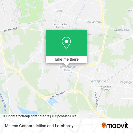 Malena Gaspare map