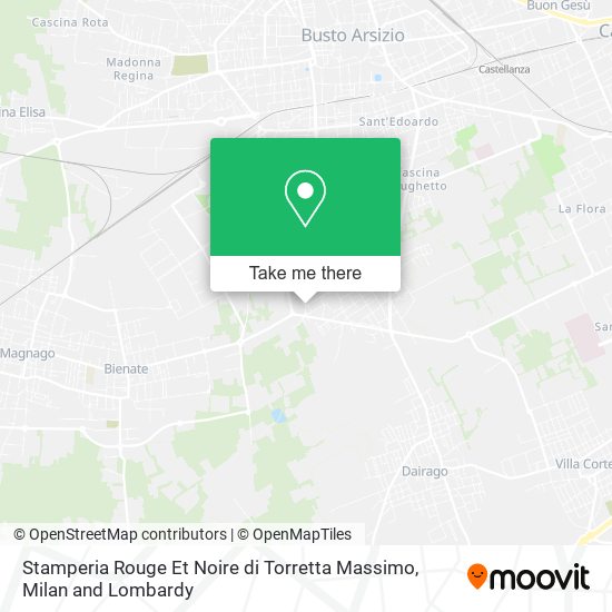 Stamperia Rouge Et Noire di Torretta Massimo map