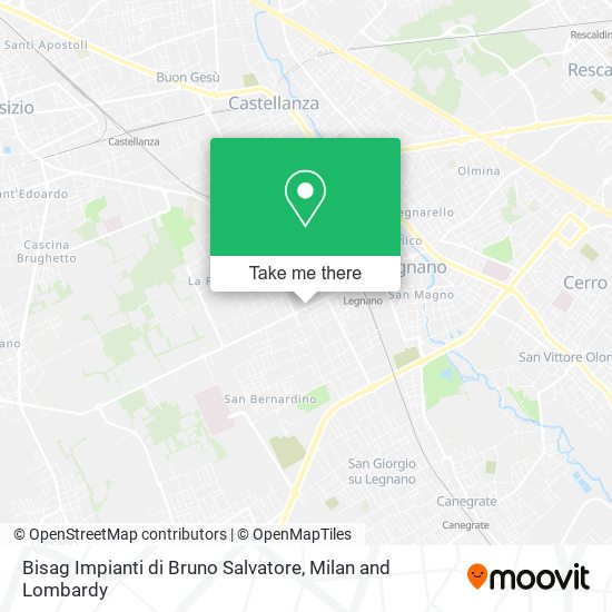 Bisag Impianti di Bruno Salvatore map
