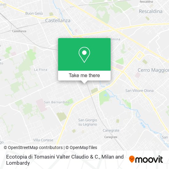 Ecotopia di Tomasini Valter Claudio & C. map