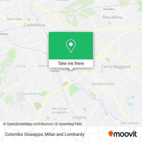 Colombo Giuseppe map