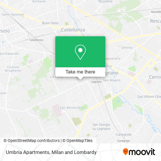 Umbria Apartments map