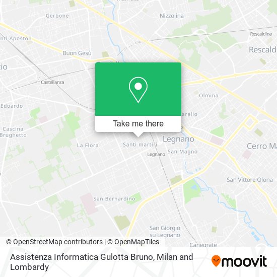 Assistenza Informatica Gulotta Bruno map