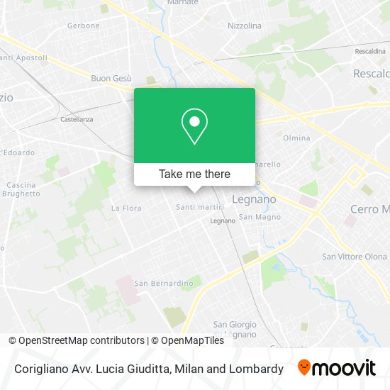 Corigliano Avv. Lucia Giuditta map